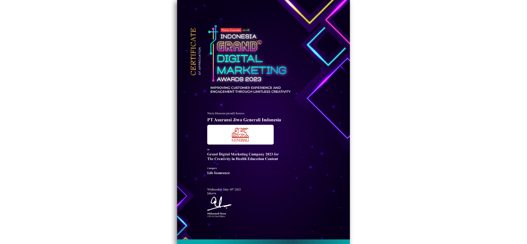 Digital Marketing Award 2023