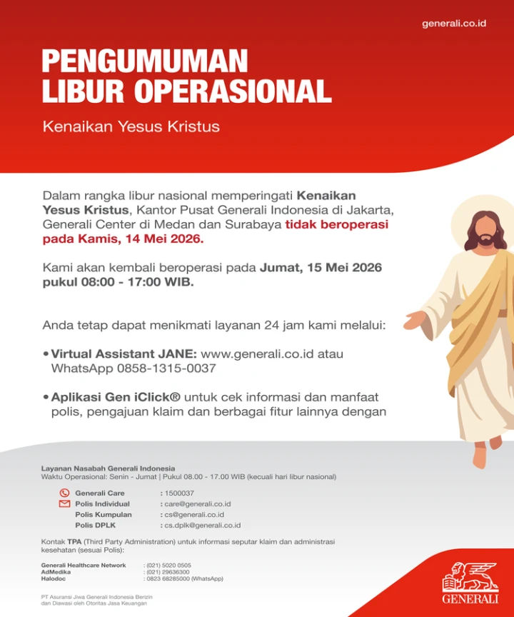 Pengumuman Libur Operasional