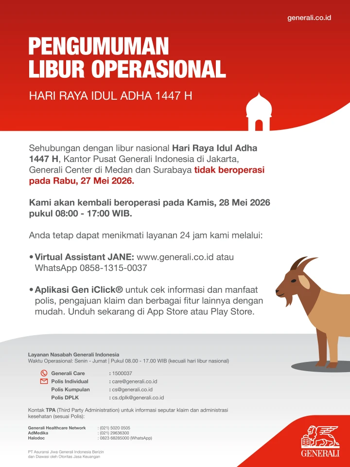 Pengumuman Libur Operasional