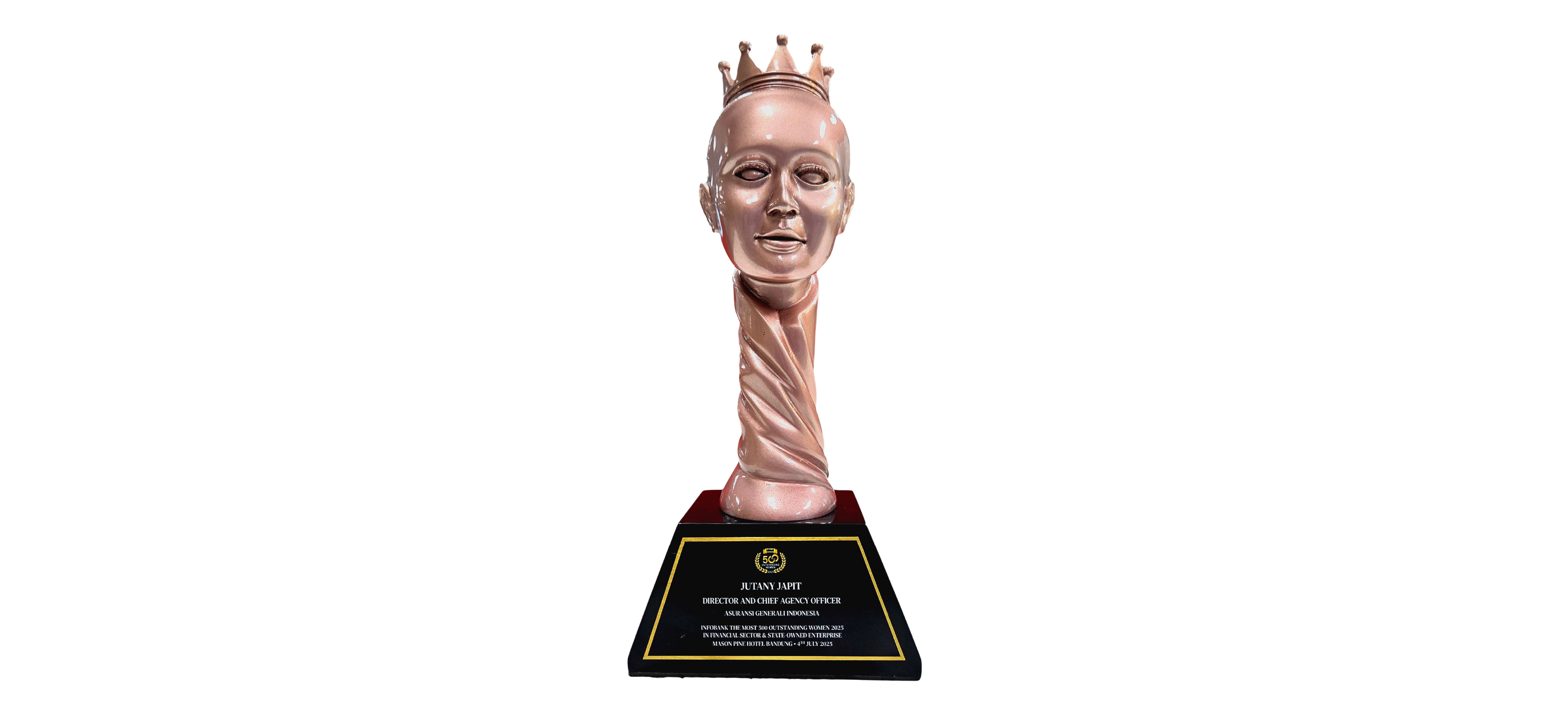 The Most Outstanding Woman for Ibu Jutany Japit (Director and Chief Agency Officer)