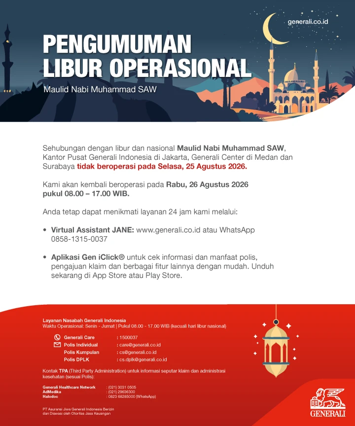 Pengumuman Libur Operasional